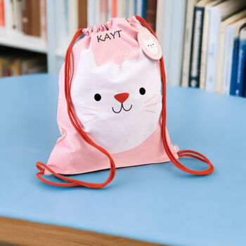 Personalised School Drawstring Backpack Various Designs, 3 of 3