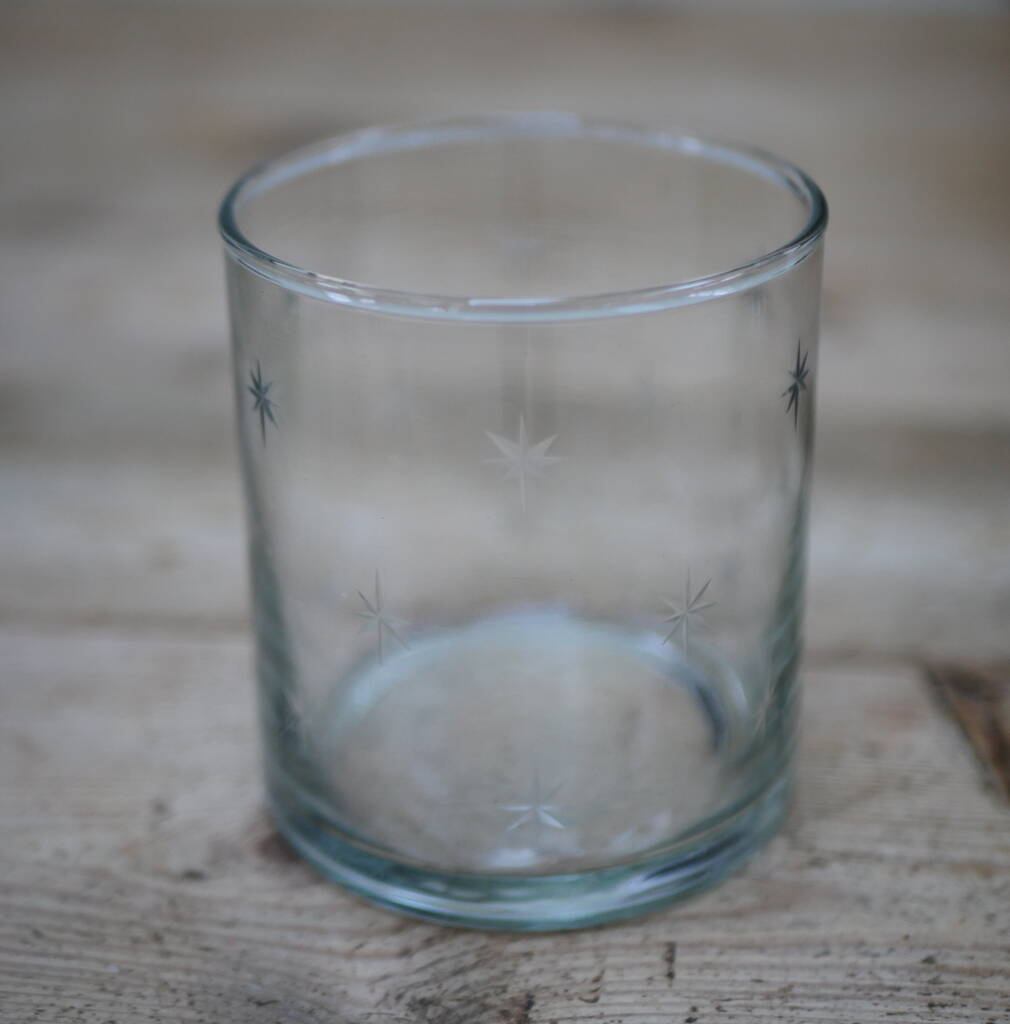 Etched Star Glasses Pair By Dress For Dinner Tablescapes