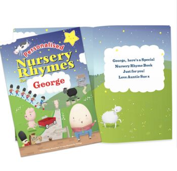 Personalised Softback Book Of Nursery Rhymes, 2 of 5