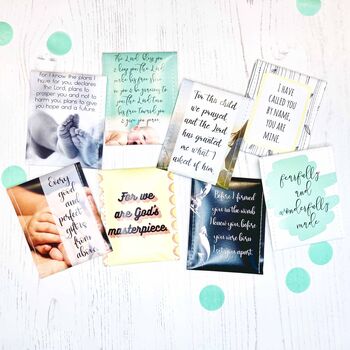 Baby Dedication Tea Gift | New Mum Scripture Tea Gift, 11 of 12