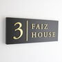 Personalised House Sign With Dividing Line, thumbnail 7 of 10
