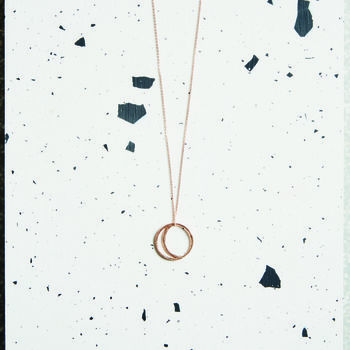 Crescent Lune Pendant Necklace, 3 of 7