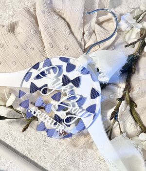 Personalised Page Boy Hanger Tag, 2 of 2