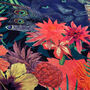 Cushion Cover The Black Panther Behind Of The Flowers, thumbnail 5 of 7