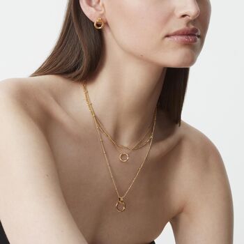 Karma Necklace Silver Or 18ct Gold Vermeil, 6 of 8