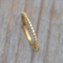 Pave Eternity Wedding Ring In 18ct Yellow Gold, thumbnail 2 of 5