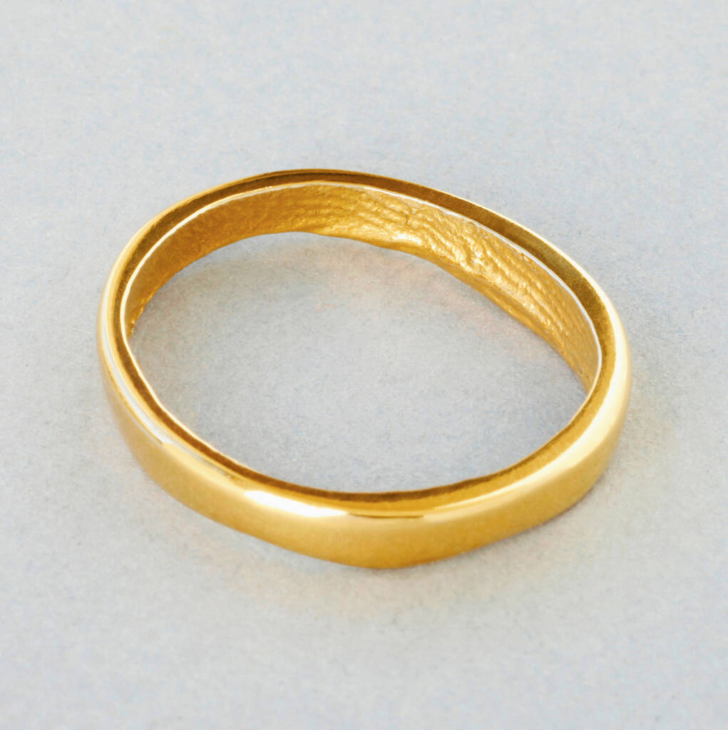 Gold Fingerprint Ring • Cast From Your Partners Finger By Patrick Laing ...