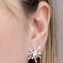 Sterling Silver Splat Studs, thumbnail 2 of 6