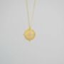 Chunky 18 K Gold Aztec Coin Medallion Necklace, thumbnail 9 of 10
