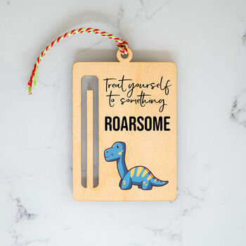 Treat Yourself To Something Roarsome Money Gift Holder, 5 of 5
