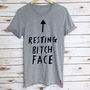 Resting Bitch Face T Shirt, thumbnail 3 of 6