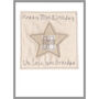 Personalised Initial Star Birthday Card For Him, thumbnail 2 of 12