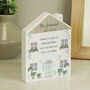 Personalised Love Makes A Home Wooden House Ornament, thumbnail 6 of 6