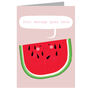 Personalised Watermelon Greetings Card, thumbnail 3 of 4