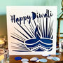 Diwali Lamp Card, thumbnail 2 of 4