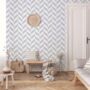 Herringbone Wall Stencil, thumbnail 3 of 5