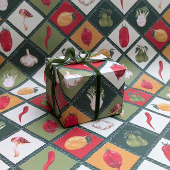 Vintage Food Themed Wrapping Paper, 3 of 7