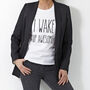 'I Wake Up Awesome' Womans T Shirt, thumbnail 1 of 6