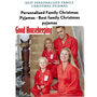 Men's Personalised Red Cotton Pyjamas, thumbnail 2 of 4