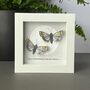 Personalised Two Moths And Moon Artwork, thumbnail 4 of 10