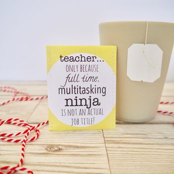 Teacher Gift: Tea Gift Set For An Amazing Teacher, 10 of 12