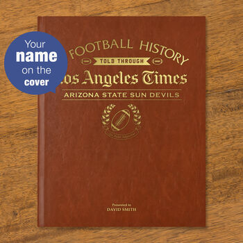 Arizona State Sun Devils College Football Personalised Newspaper History Book, 2 of 11