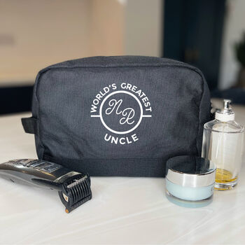 World's Greatest Personalised Wash Bag For Men, 8 of 10