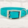 Waterproof Dog Collar And Lead Set Teal, thumbnail 2 of 3
