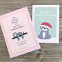 The Little Book Of Sloth Philosophy And Christmas Card, thumbnail 1 of 4