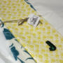 Mallow Portuguese Mirage Cotton Linen Tea Towel, thumbnail 3 of 4
