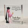 Personalised Muslim Female Graduate Acrylic Block, thumbnail 1 of 4
