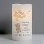 Personalised Baby Teddy Night Light LED Candle, thumbnail 2 of 3