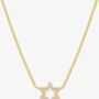 Gold Or Silver Women's Dainty Star Of David Pendant Necklace, Celestial Jewellery Gift For Her, thumbnail 3 of 6