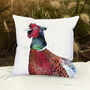 Inky Pheasant Outdoor Cushion For Garden Furniture, thumbnail 7 of 9
