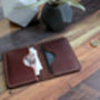 Italian Leather Folding Card Wallet, thumbnail 3 of 6
