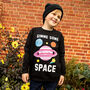 Gimme Some Space Boys' Slogan Sweatshirt, thumbnail 1 of 4