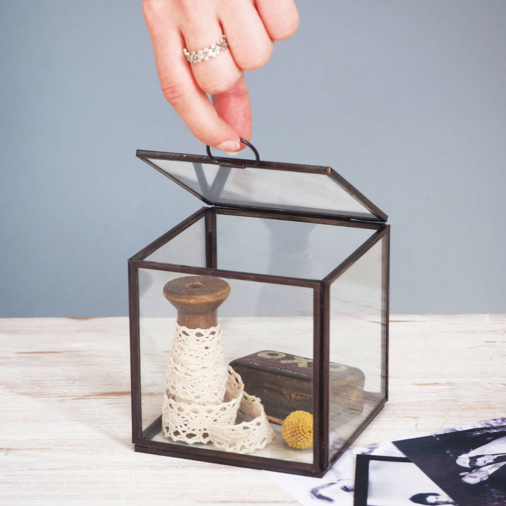 Glass Storage Cube By Paper High
