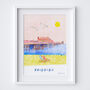 Brighton Pier, Sussex Coastal Landmark Travel Print, thumbnail 5 of 6