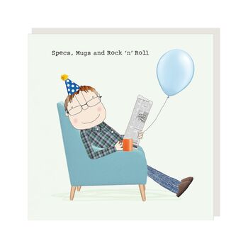 Rock N Roll Birthday Card For Him, 2 of 2