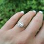 Eco Friendly Sterling Silver Peace Ring, thumbnail 1 of 12
