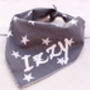 Personalised Grey Star Celebration Dog Bandana, thumbnail 1 of 2