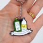 'You Complete Me' Gin Keyring For Partner, thumbnail 2 of 6