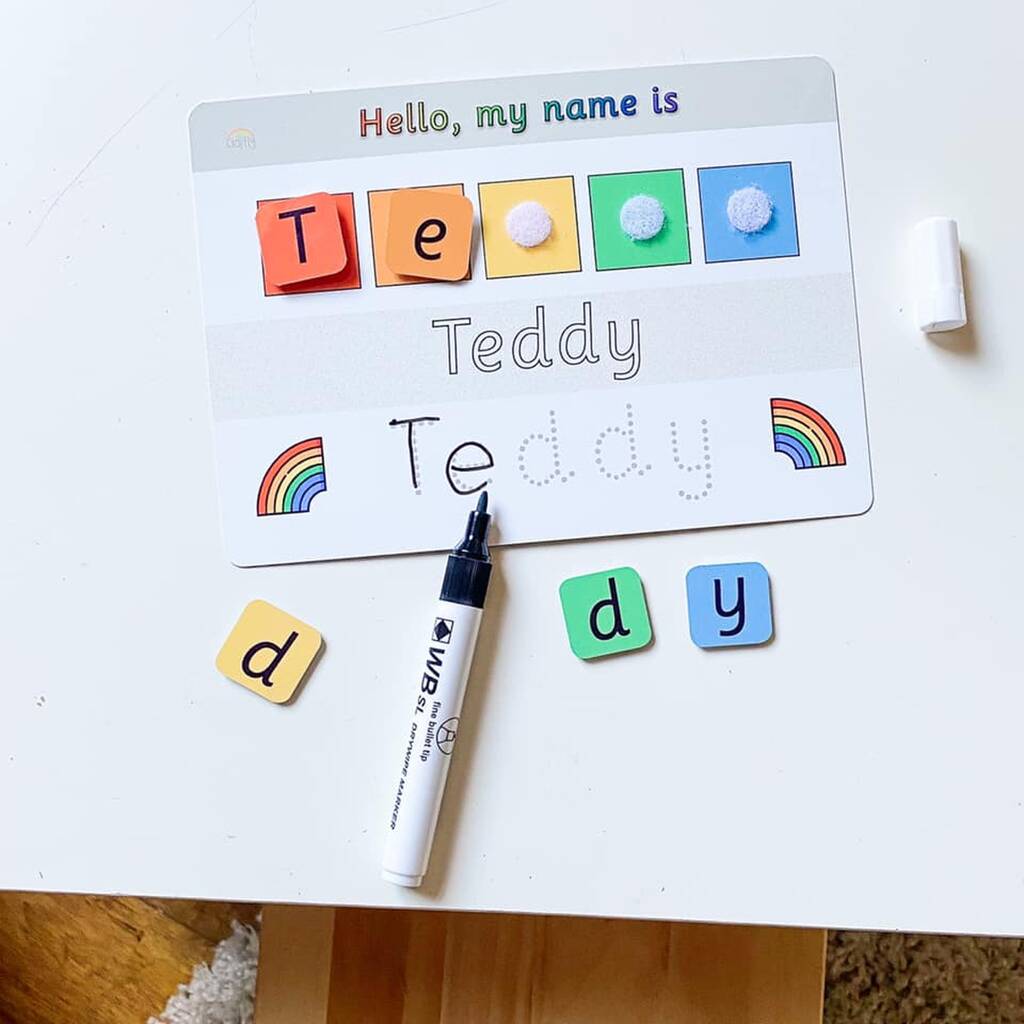 Personalised Childrens School Name Mat, 1 of 3