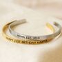 Personalised Stainless Steel Torque Bangle, thumbnail 6 of 11