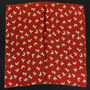 Red Poodle Print Silky Scarf, thumbnail 4 of 4