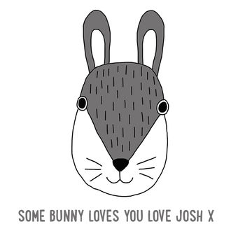 Personalised Some Bunny Loves You Mug, 3 of 5