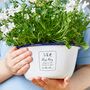 Enamel Planter Personalised Thank You Teacher Gift, thumbnail 1 of 2