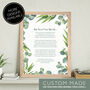 Personalised 'Use Your Own Words' Floral Print, thumbnail 10 of 12