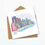 Personalised Benidrom Greeting Card, Skyline, thumbnail 4 of 4