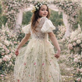 Whispering Poppy Dress French Ivory, 9 of 10